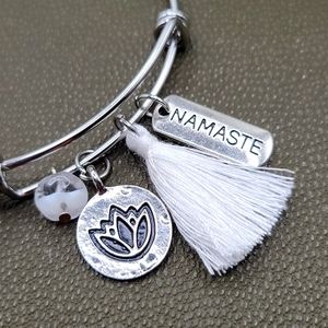 Namaste charm bracelet
